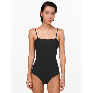 Lululemon Pool Play Full Bum One-Piece Swimsuit Black Size Medium